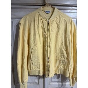 Vintage Ken Venturi Weather Wise Up Jacket Yellow XL